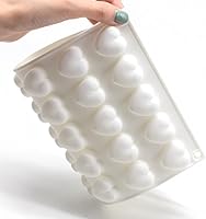 Vista 4 de Mini molde de silicona en forma de corazón de 35 agujeros para dulces, chocolate, pastel, hornear, bandeja de hielo, accesorios de cocina seguros