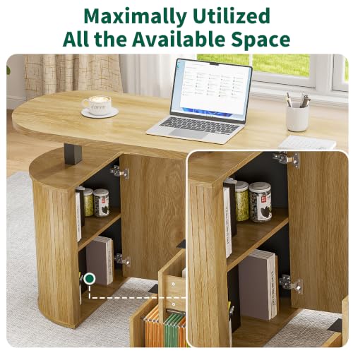 Image of Electric L Shaped Standing Desk, Corner Sit Stand Up Desk, Executive Desk