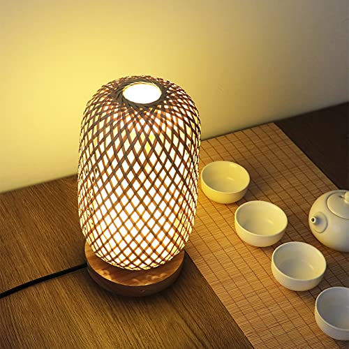 Lampe de table en osier pour tamiser la lumière de votre chambre - 4