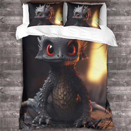 Baby Dragon parure de lit microfibre anti-plis facile à laver - 4