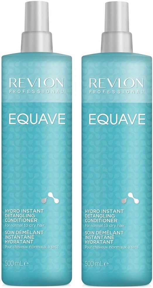 x 500ml Revlon Equave 2 Phase Hydro Nutritive Detangling Conditioner