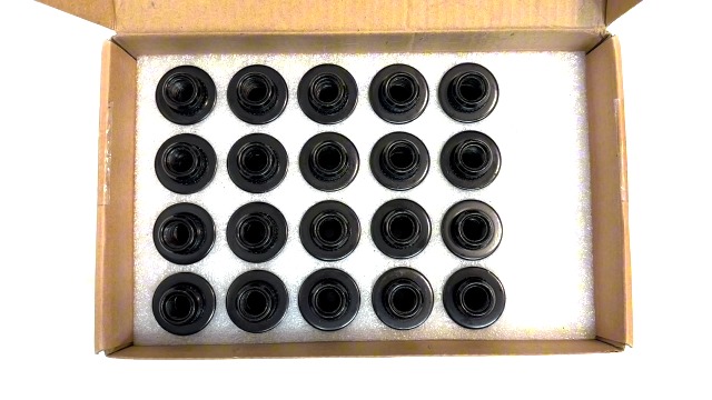 Image of 20Pcs M12x1.5 Lug Nuts Chrome Mag Style, Fits Toyota Camry, Avalon, Highlander, Prius, Sienna, Lexus IS300, LFA, CT200h - Compatible with 5 & 6 Lug Wheels - 13 /16 inch (21mm) Hex