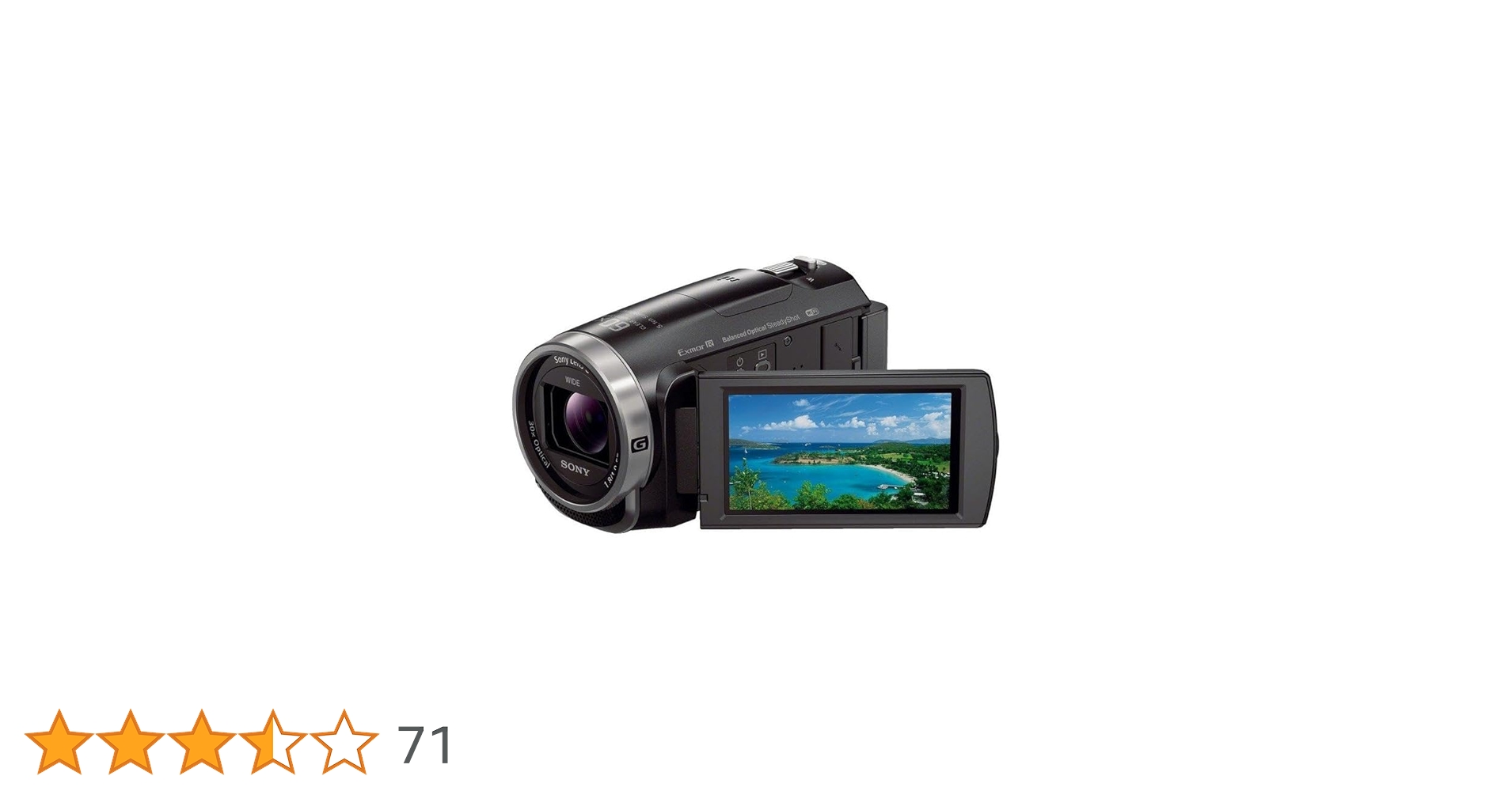 Amazon.co.jp: SONY ビデオカメラHDR-CX675 32GB 光学30倍 ブラック