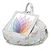 Price comparison product image iBeani iPad & Tablet Stand/Bean Bag Cushion Holder for All Devices/Any Angle on Any Surface - Butterfly Blue