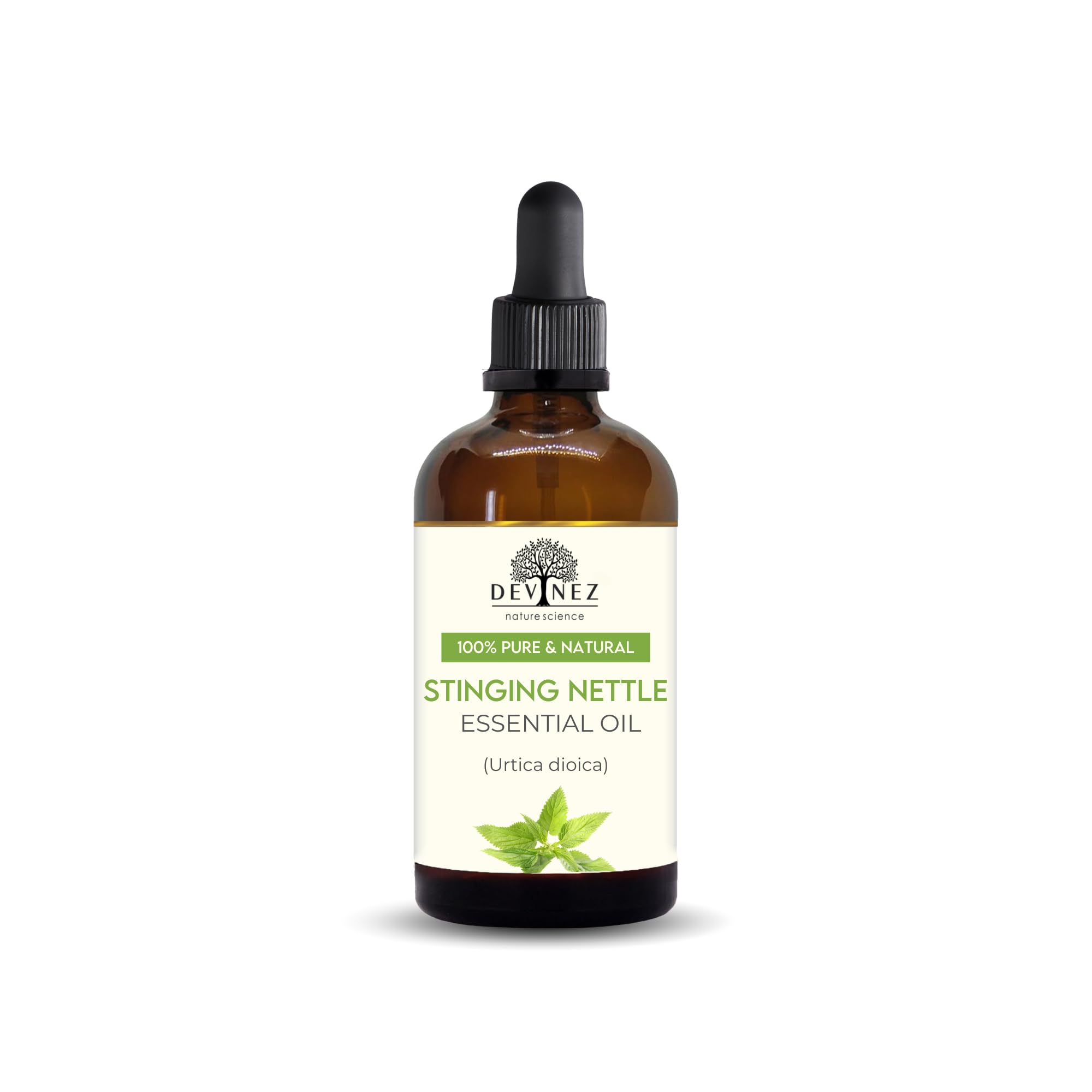 Devinez Stinging Nettle Essential Oil, 30ml/ 1.01 Fl Oz (Urtica dioica) - Natural & Undiluted, for DIY Skin & Haircare,