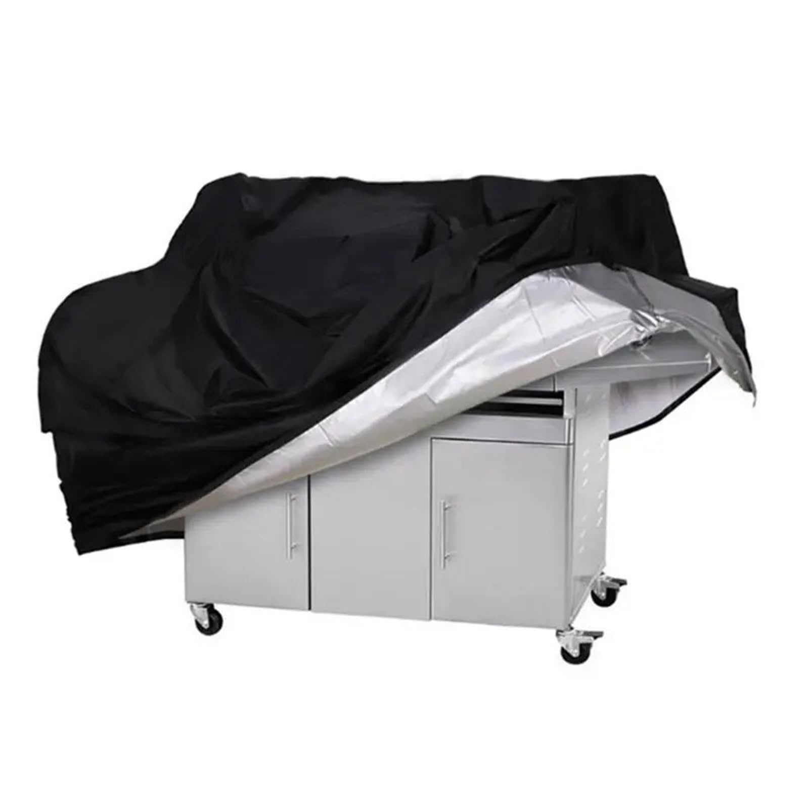 Pokrowiec na grill, Pokrowiec na grilla Oxford Cloth, odporny blaknięcie, regulowany pokrowiec gazowego, wytrzymałe narzędzia do grillowania(145X61X117cm)