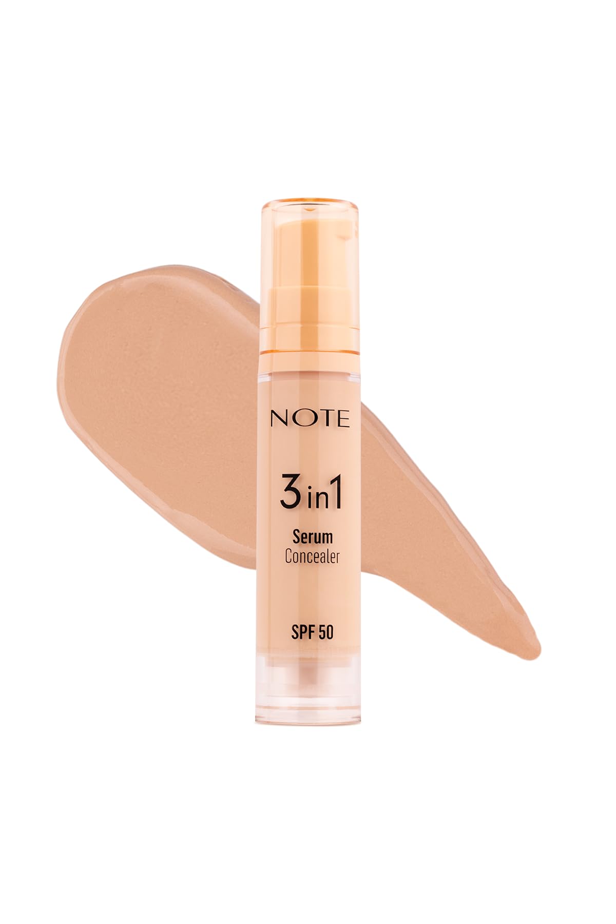 Note Cosmetics 3 in 1 Serum Concealer SPF 50 10 Medium Nemlendirici ve Aydınlatıcı Göz Altı Kapatıcısı