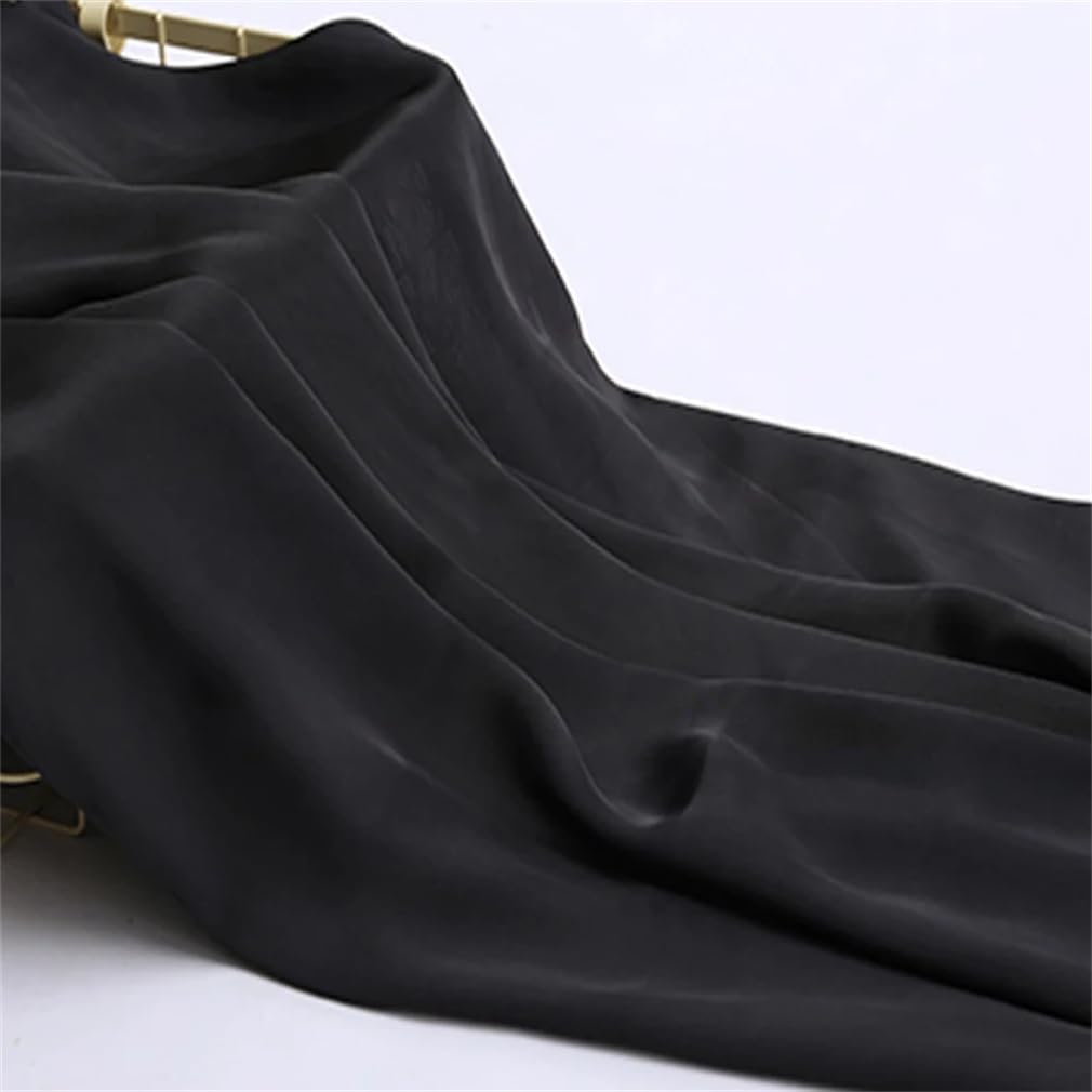 Tissu En Satin Doux Et Soyeux, 3/5/10M, Tissu De Créateur En Polyester De Couleur Unie, Matériel De Couture Pour Robe Et Doublure