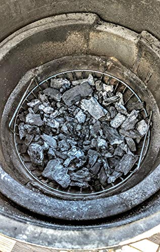 only fire #8537 Charcoal Ash Basket, Stainless Steel Charcoal Holder with Handles, Grilling Accessories, Fits Kamado Joe Classic - Thumbnail 7