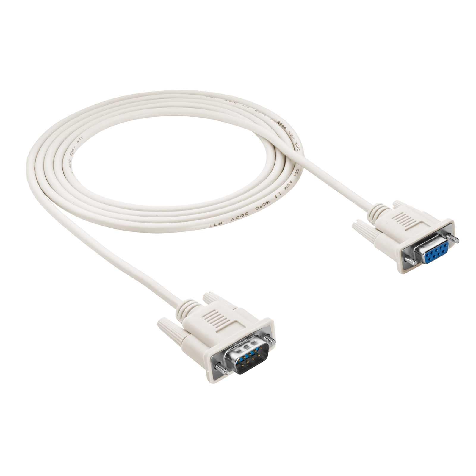 AKYGA AK-CO-01 RS-232 Cable DB9 D-Sub 9-Pin Adapter Male to Female 2 m