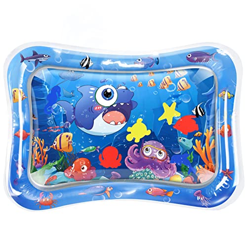 Image of VOCH GALA Tummy Time Water Mat Baby Toys Play Activity Center for 3 6 9 12 Months Infant Boys Girls Ideal Gift for Baby