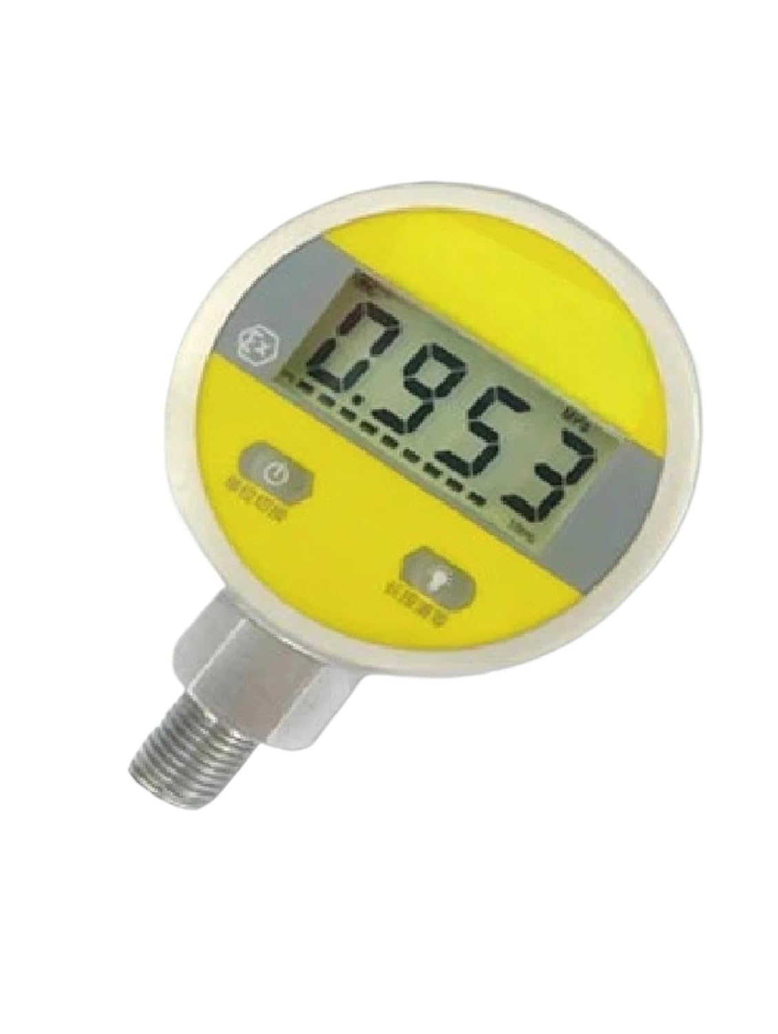 Digital Pressure Gauge Battery Operated LCD Stainless Steel M20 G1/4 Hydraulic Oil Water Sensor(M20-1.5,0-0.6Mpa)