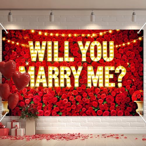 BlissYard Happy Valentine Day Banner 71x43 Inches...