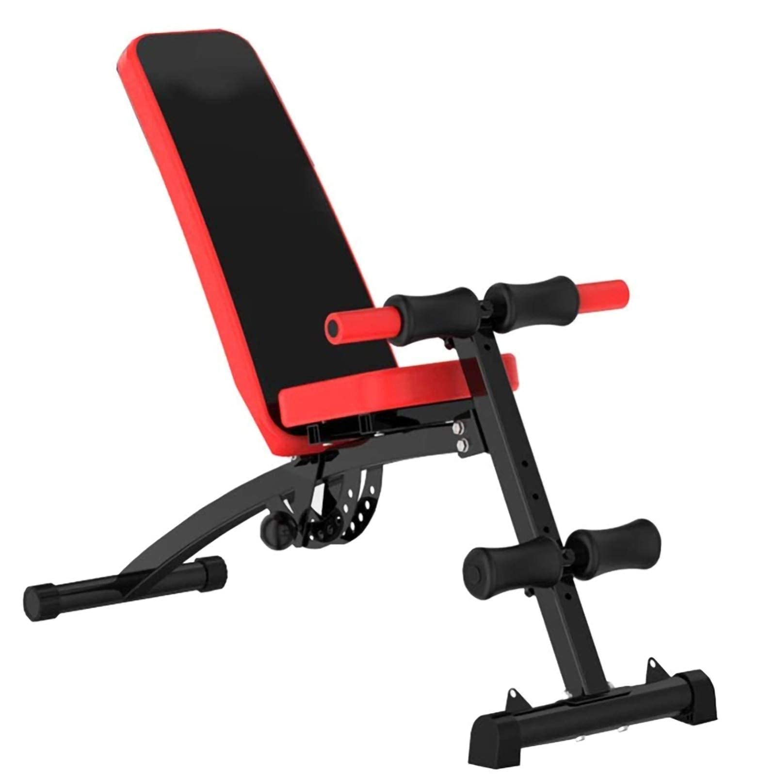 AYCDL Foldable Multi-Function Utility Bench,Adjustable Sit Up Bench,Strength Training Abdominal Bench,Home Gym Exercise Fitness Workout Equipment,Max Load 200Kg