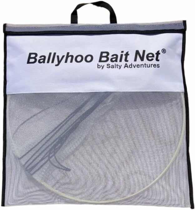 Ballyhoo Bait Net - Collapsible Hoop Net - Folds for Easy Storage