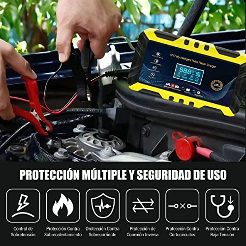 Auxilio Vial, Electronics cargador baterías Marca Qzgyoool (3)