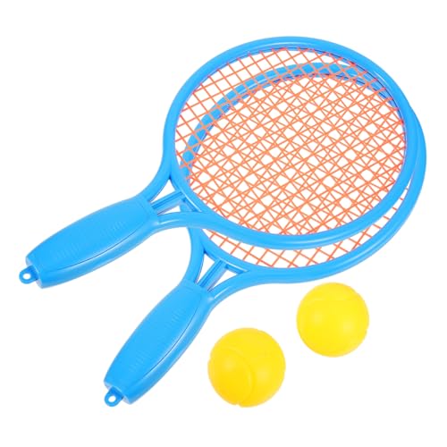 HONITANO 用スポーツテニスラケット 耐久素材 手と目の協調力向上 屋外運動適応 幼児向け適正 バドン兼用キッズおもちゃ