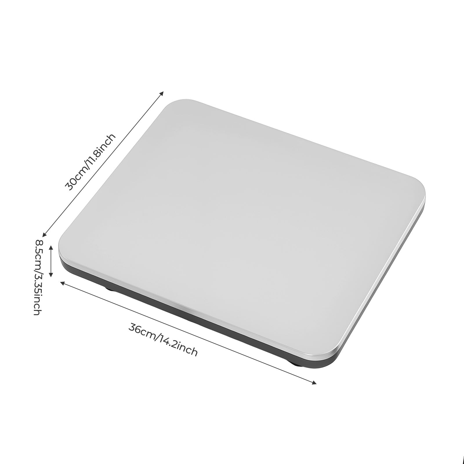 Báscula digital para paquetes con plataforma y pantalla LCD, 300 kg