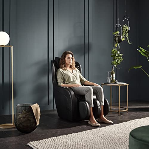 Massagesessel mit Heizung Home Deluxe Allegra Schwarz mit Zubehör
