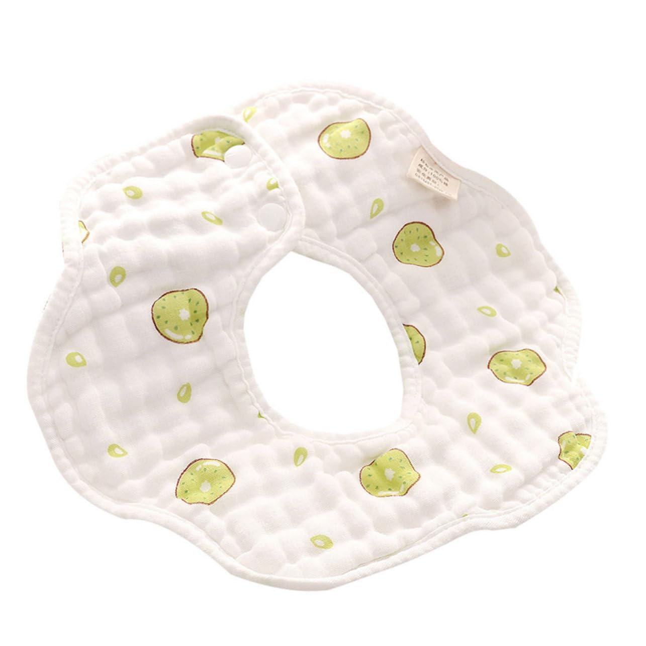 TOYANDONA Baberos 9 Piezas babero artículos cómodos para bebés pétalo suministros niño 8 capas de gasa Baberos Cómodos