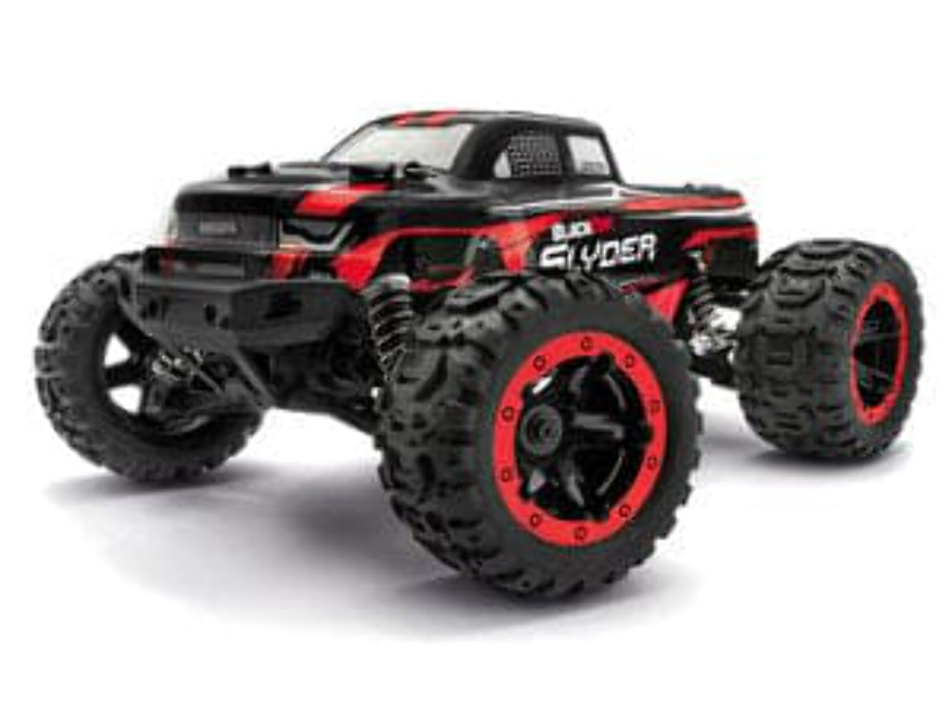 Monster Truck télécommandé 4WD Blackzon Slyder Rouge 1/16 RTR - Enfants 7-11 Ans