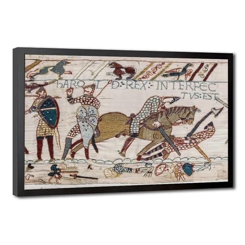 Bataille d'Hastings tapisserie sur toile pour créer une ambiance cabinet d'étude