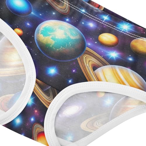 Joisal Toddler Girls Underwear 2t Cotton Panties Little Girl Aesthetic Briefs Undies Kids Cute Outer Space Planets4