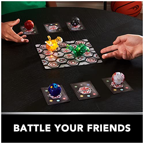 BAKUGAN Legends, Nova, Dragonoid, Figuras de acción iluminan, 1 Carta de Personaje y Carta Portal Metálica, Juguetes para niños a Partir de 6 años