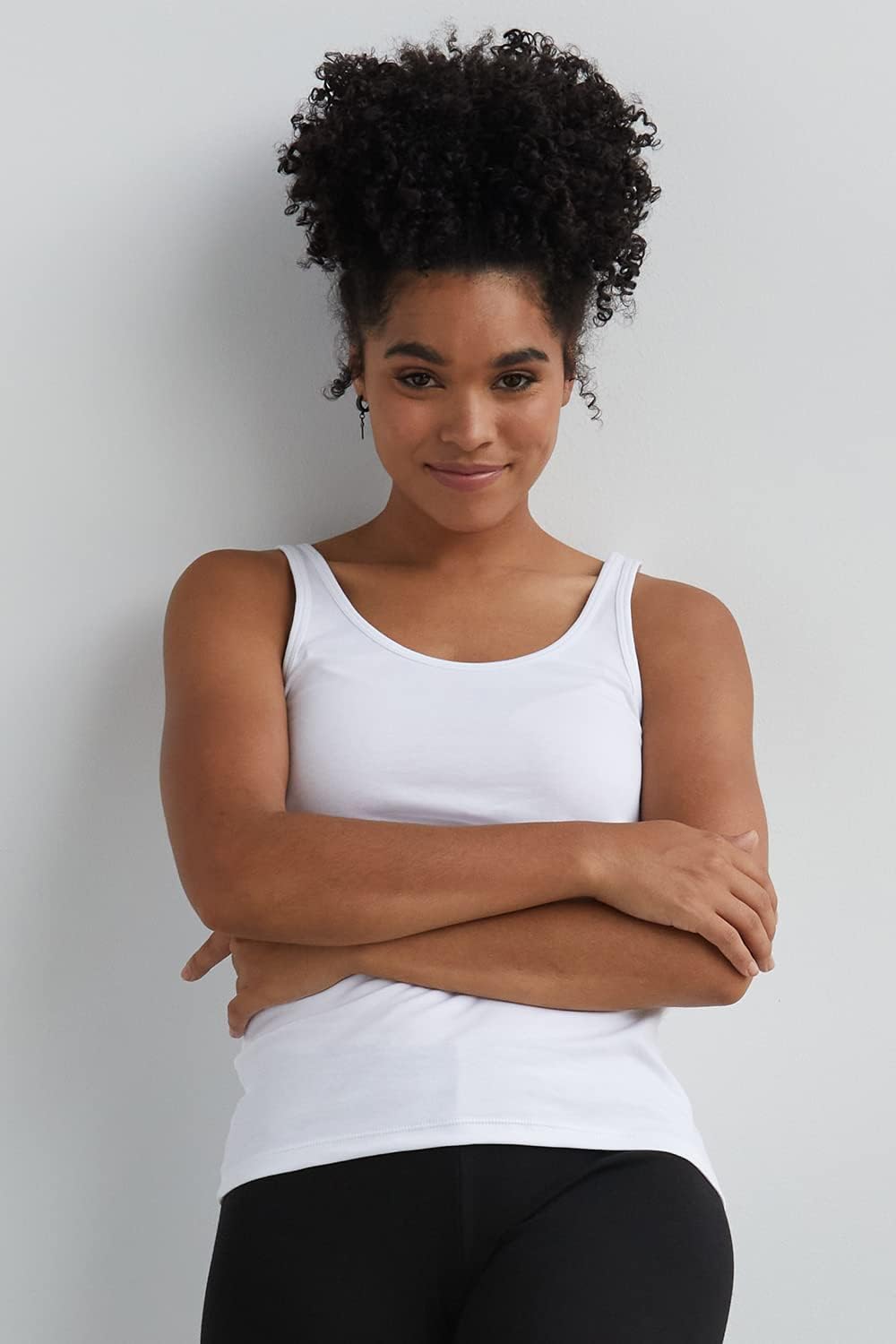 Fair Indigo Women's 100% Organic Pima Cotton Luxe Tank Top