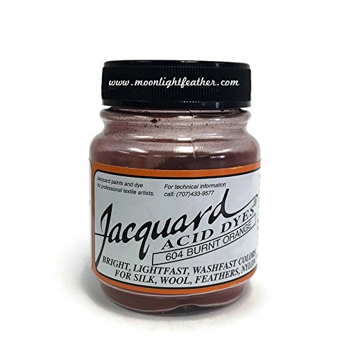 Dyes, 1/2 Oz Burnt Orange Jacquard Acid Dyes #TOP1