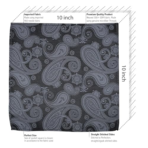 Image of Kovove The Paisley Treat Pocket Square For Men