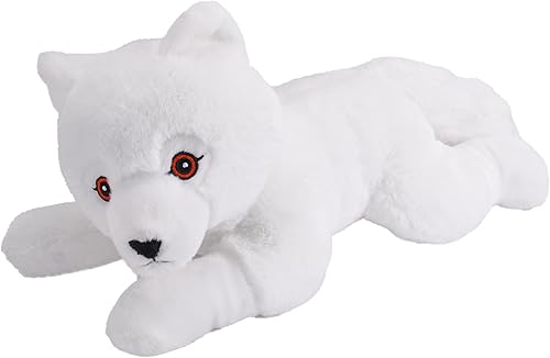 Miniatura 1 de WILD REPUBLIC Ecokins, zorro ártico, animal de peluche, 12 pulgadas, regalo para niños, juguete de peluche, hecho de botellas de agua recicladas