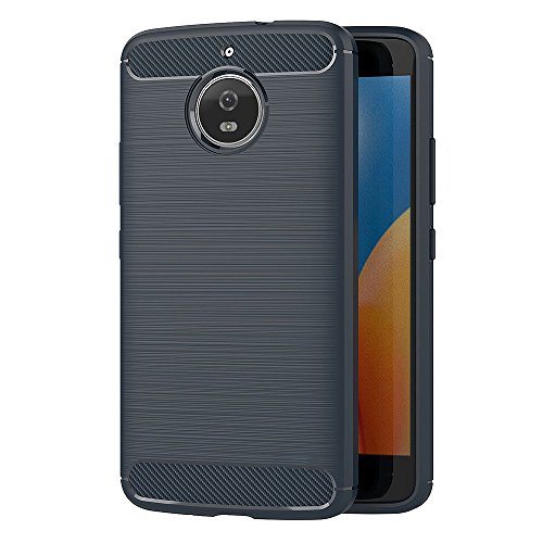 AICEK Cover Moto E4 Plus, Blu Custodia Lenovo Moto...