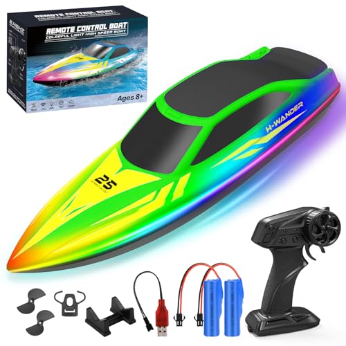 WUQNGI Bateau Télécommandé Enfant et Adulte, RC...