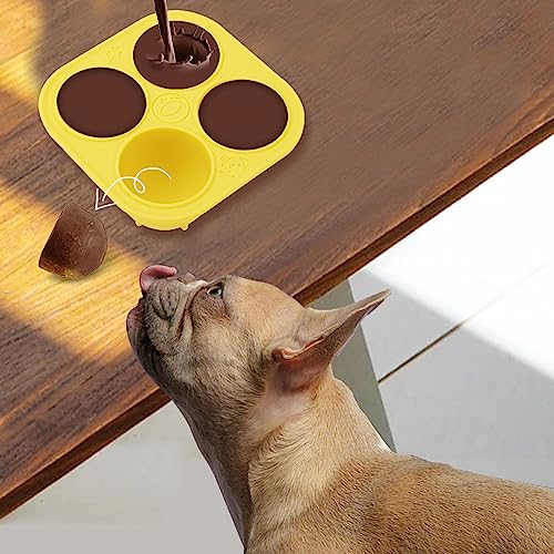 Moldes para congelar comida perros y bocadillos caseros reutilizables de silicona 6