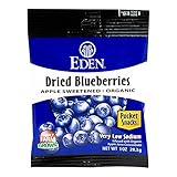 Eden Organic Dried Wild Blueberries, Pocket Snacks, 1 Ounce (Pack of 12)