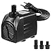 POPETPOP Pompa Sommergibile Acquario - 25W 1800L/ H Pompa Acqua per Fontana dello Stagno Acquario Giardino Ultra Silenzioso Pompa con 3 Ugello Cavo di 2 M