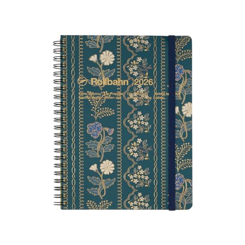 【デルフォニックス手帳 2026年版／2025年10月始まり】ロルバーンダイアリー レース A5 スケジュール帳 マンスリー（ダークグリーン）のサムネイル