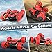 DoDoMagxanadu RC Cars Remote Control Car, 360°Double Sided Flips Rotating RC Stunt Car, Easter Basket Stuffers Kids Xmas Toy Cars for Boys/Girls(Red)