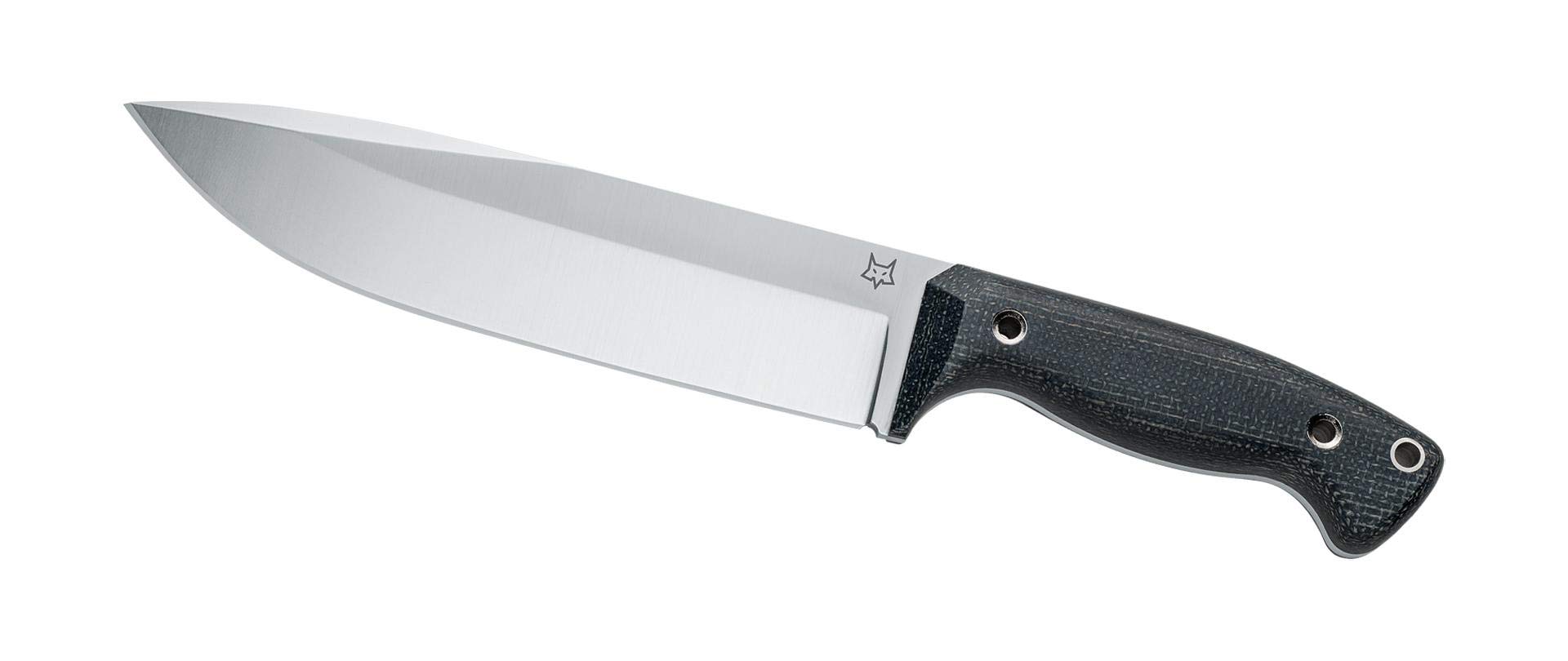 Fox KNIVES FX-140XLMB Black Yute Micarta and Niolox Stainless Fixed Blade Knife