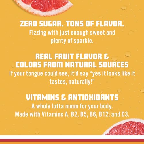 Image of Sparkling Ice, Pink Grapefruit Sparkling Water, Zero Sugar Flavored Water, with Antioxidants and Vitamins, 17 fl oz Bottle