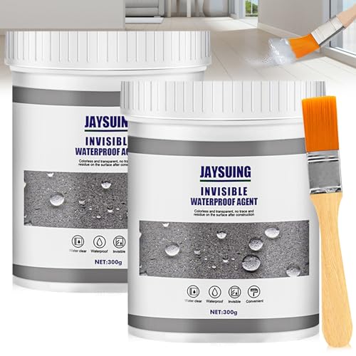 600G Impermeabilizante Transparente, Sellador Impermeable Transparente, Pintura Impermeabilizante Transparente, Sellador fugas agua, Waterproof Insulating Sealant para Terrazas, Tejados, Externa, Baño