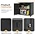 LHBcraft Outdoor Storage Cabinet 36 Cu Ft with Lockable Doors, Portable Horizontal Resin Storage Shed -Easy to Assemble, Waterproof Outdoor Storage Box for Backyards,Patios Black