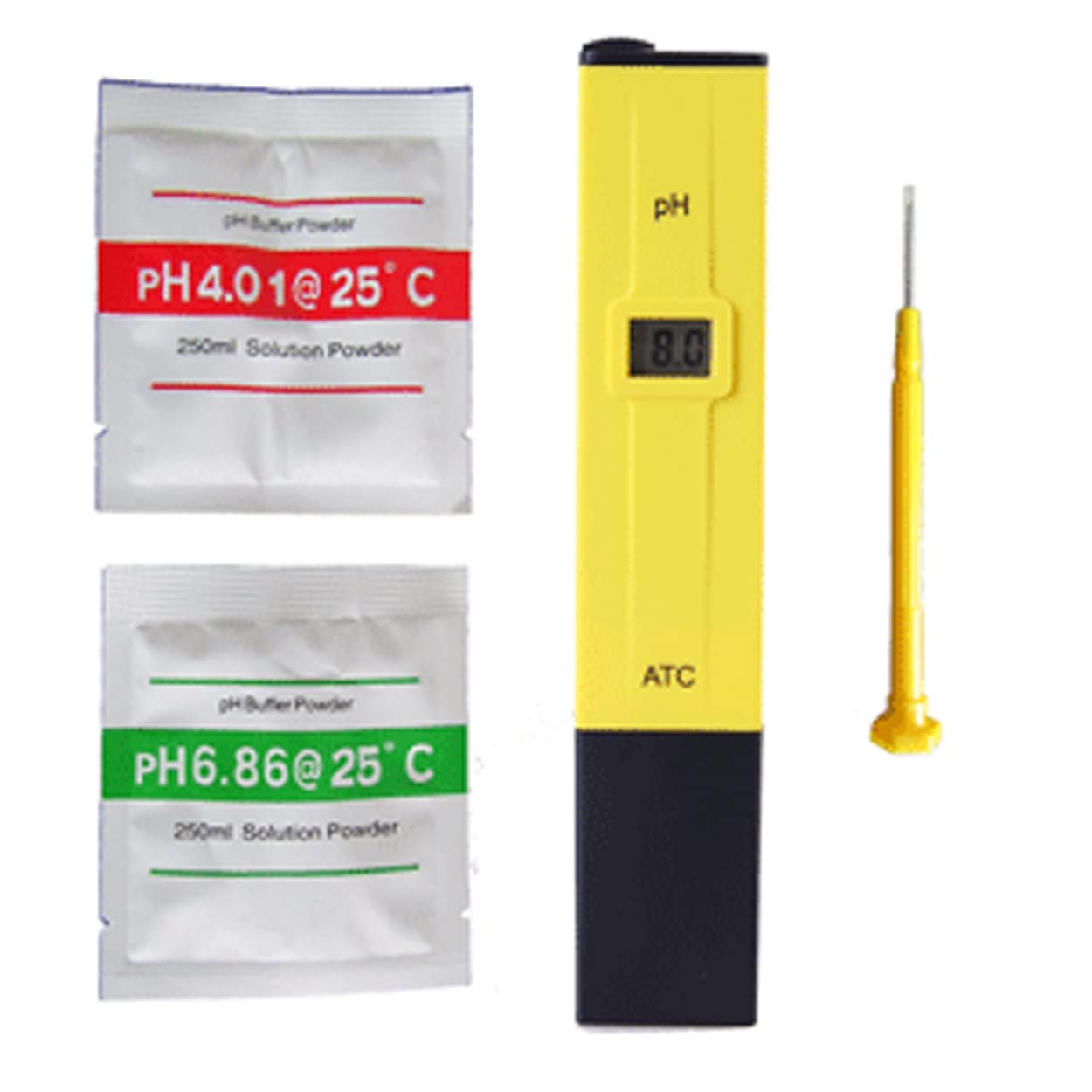 Digital pH Meter pH Tester for Water Purity in Labs, Home, Agriculture or Fishtank (Ph-Meter-Yellow)-image-39