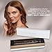 Corioliss C1 Flat Iron Hair Straightener Professional Titanium Plates Temperature Control Travel Case (Leopard Gold Soft Touch)