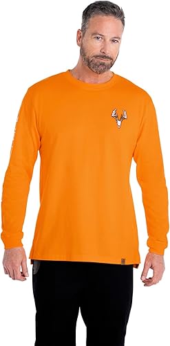 Miniatura 2 de Legendary Whitetails Camiseta de manga larga para hombre con gráfico, preencogida, 100% algodón pesado