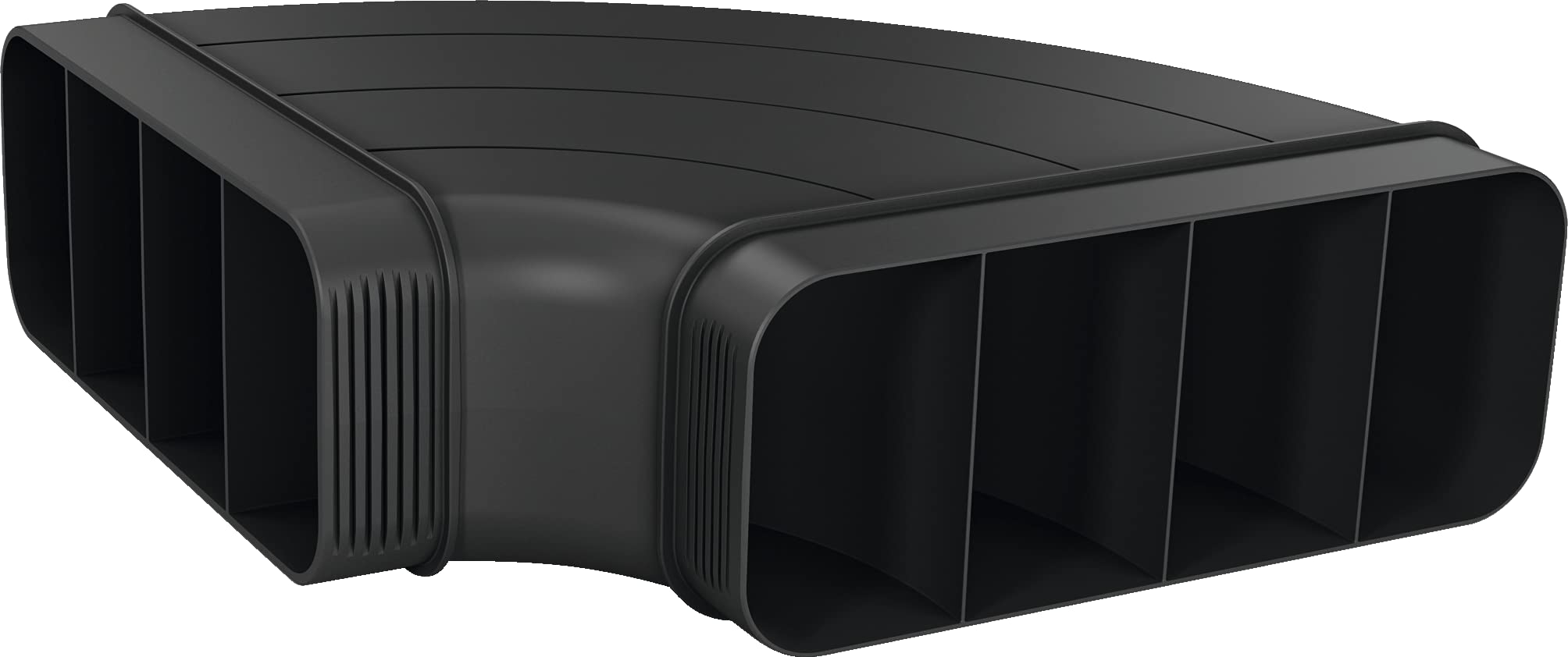 Siemens Installation accessories 90° flat duct bend, horizontal.