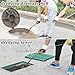Heavy Duty Sewer Drain Snake for Outdoor,Flat,Manual,Length 30m/98.4ft,Width 2.5cm/1inch,Thickness 2.5mm/0.1inch,Manganese Steel Plumbing Snake Tool