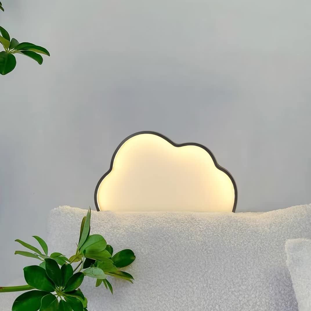 Nowoczesne żyrandole ścienna LED Cloud nocne, Śliczne kinkiety pokoju dziecięcego, Lampka nocna Lampki stołowe, do ładowania USB, z możliwością przyciemniania