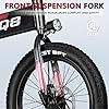 GOKU Foldable Electric Bike for Adults, 15MPH 350W Motor 25 Miles Pas Range, Removable Battery Commuter Ebike, Lightweight Frame with Dual Shock Absorbers #5
